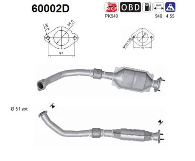 Catalyseur Isuzu D-MAX I