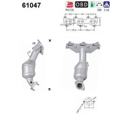 Catalyseur Hyundai SANTA FÉ I