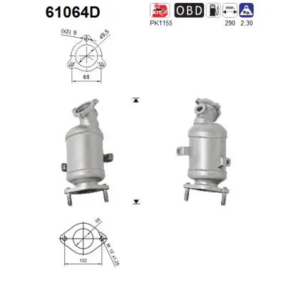 Catalyseur Hyundai H-1 Van · Hyundai H-1 / STAREX Bus · Hyundai H-1 Cargo