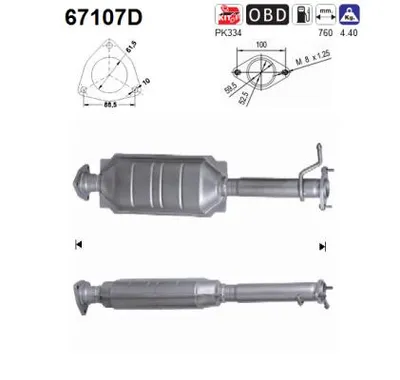Catalyseur Lancia LYBRA · Lancia LYBRA SW