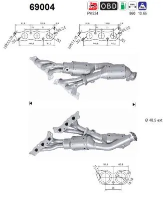Catalyseur Lexus IS I · Lexus IS SportCross