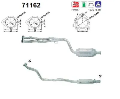 Catalyseur Mercedes-Benz C-CLASS