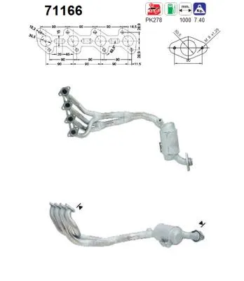 Catalyseur Mercedes-Benz A-CLASS
