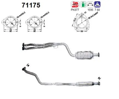 Catalyseur Mercedes-Benz C-CLASS