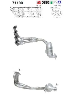 Catalyseur Mercedes-Benz A-CLASS