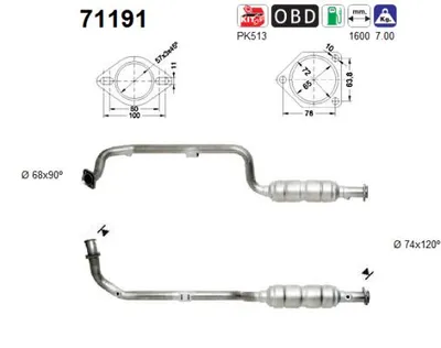 Catalyseur Mercedes-Benz C-CLASS · Mercedes-Benz C-CLASS Coupe · Mercedes-Benz C-CLASS T-Model