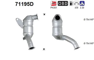 Catalyseur Mercedes-Benz A-CLASS · Mercedes-Benz VANEO