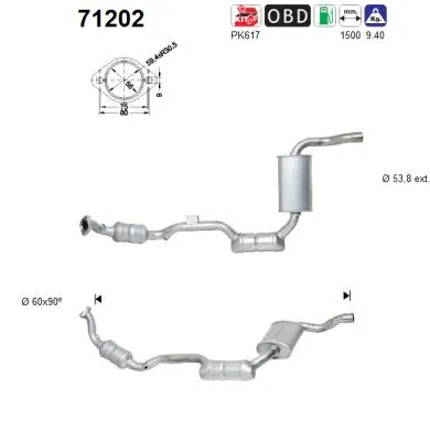 Catalyseur Mercedes-Benz M-CLASS