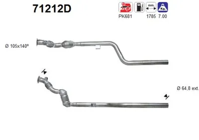 Catalyseur Mercedes-Benz E-CLASS · Mercedes-Benz E-CLASS T-Model