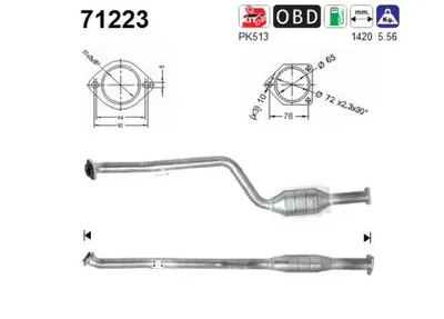 Catalyseur Mercedes-Benz CLK · Mercedes-Benz C-CLASS · Mercedes-Benz C-CLASS T-Model
