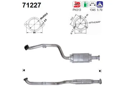Catalyseur Mercedes-Benz SLK