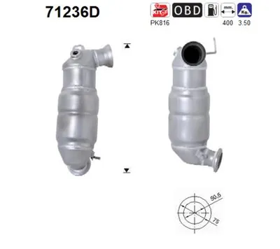 Catalyseur Smart FORFOUR
