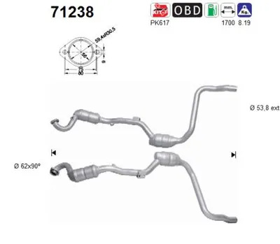 Catalyseur Mercedes-Benz M-CLASS