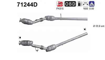 Catalyseur Mercedes-Benz VIANO · Mercedes-Benz VITO / MIXTO Van · Mercedes-Benz VITO Bus