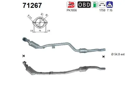 Catalyseur Mercedes-Benz E-CLASS · Mercedes-Benz E-CLASS T-Model
