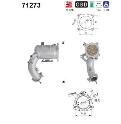 Catalyseur Mercedes-Benz B-CLASS Sports Tourer · Mercedes-Benz A-CLASS