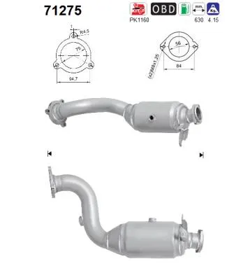 Catalyseur Mercedes-Benz C-CLASS T-Model · Mercedes-Benz SLK · Mercedes-Benz C-CLASS Coupe
