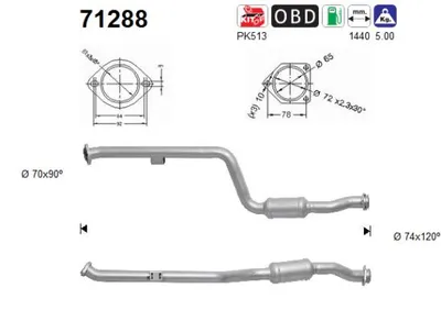 Catalyseur Mercedes-Benz C-CLASS Coupe · Mercedes-Benz CLC-CLASS