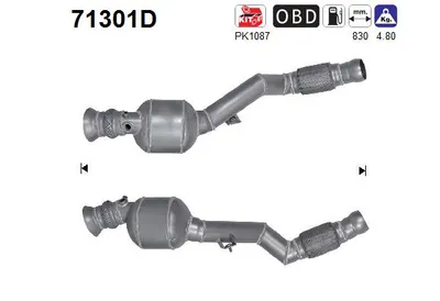 Catalyseur Mercedes-Benz VITO Tourer · Mercedes-Benz VITO Mixto · Mercedes-Benz V-CLASS