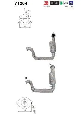 Catalyseur Mercedes-Benz A-CLASS · Mercedes-Benz A-CLASS Saloon · Mercedes-Benz B-CLASS Sports Tourer