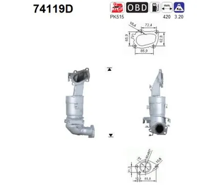 Catalyseur Nissan ALMERA II Hatchback · Nissan ALMERA II · Nissan ALMERA TINO