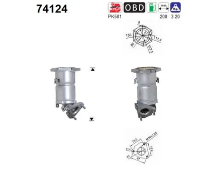 Catalyseur AS 74124