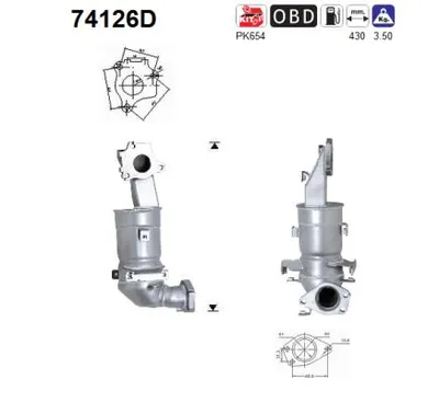 Catalyseur AS 74126D