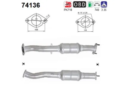 Catalyseur Nissan X-TRAIL I