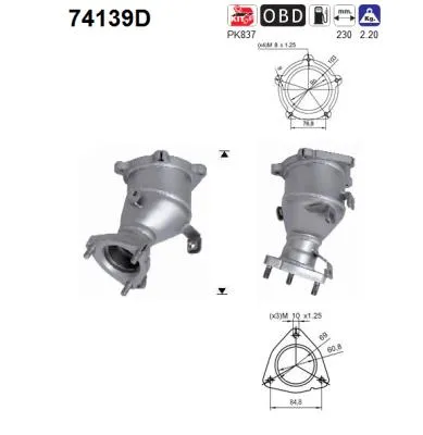 Catalyseur Nissan NP300 PICKUP · Nissan PATHFINDER III · Nissan NAVARA NP300
