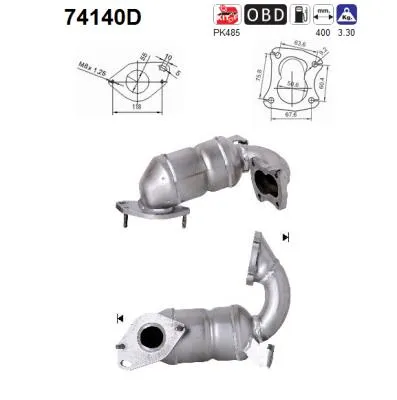 Catalyseur Nissan MICRA III · Nissan KUBISTAR Van