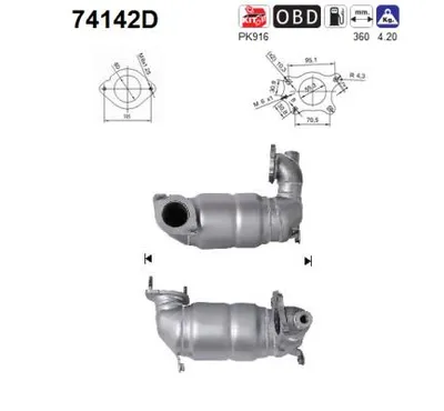 Catalyseur Renault TRAFIC II Bus · Renault TRAFIC II Van · Renault TRAFIC II Platform/Chassis