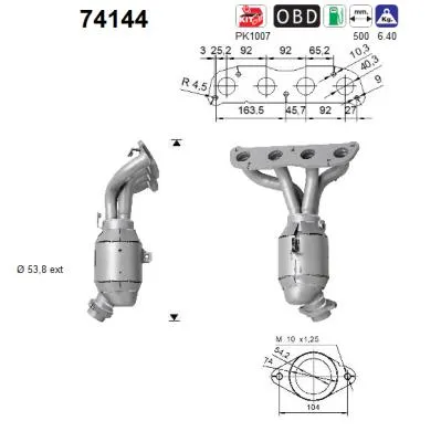 Catalyseur Nissan QASHQAI I · Nissan X-TRAIL II