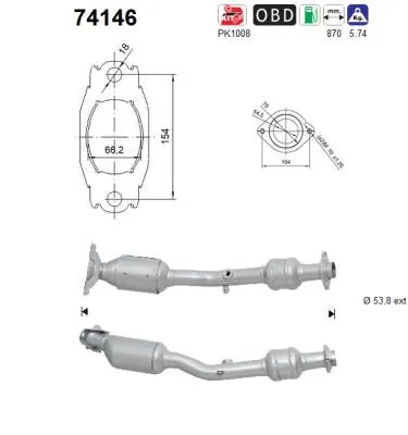 Catalyseur Nissan MICRA C+C III · Nissan MICRA III · Nissan NOTE