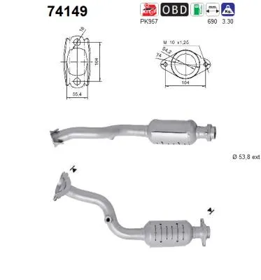 Catalyseur Nissan QASHQAI I
