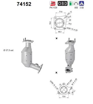 Catalyseur Nissan MURANO I