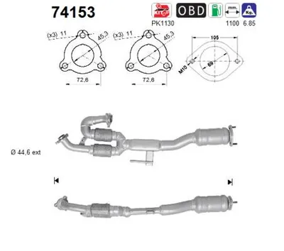 Catalyseur Nissan MURANO I