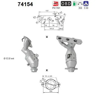 Catalyseur Nissan MICRA IV · Nissan NOTE