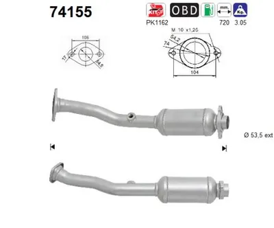 Catalyseur Nissan MICRA IV · Nissan NOTE