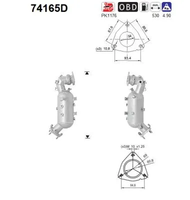 Catalyseur Nissan NAVARA NP300 · Nissan NAVARA NP300 Platform/Chassis · Nissan PATHFINDER III
