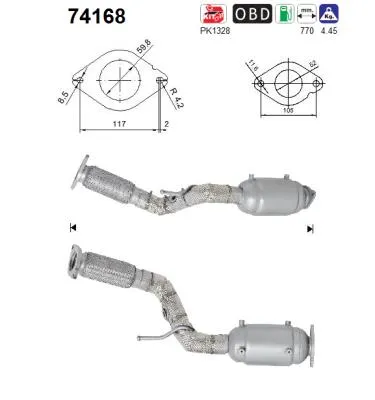 Catalyseur Nissan QASHQAI II