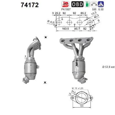 Catalyseur Nissan QASHQAI I · Nissan QASHQAI I VAN