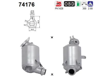 Catalyseur Nissan MICRA V · Dacia SANDERO II · Dacia LOGAN MCV II