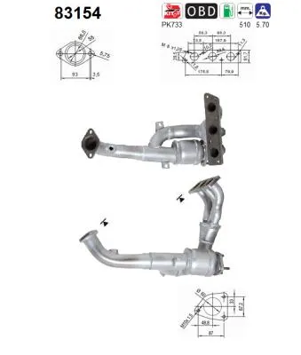 Catalyseur Rover 45 I Hatchback · Rover 45 I Saloon