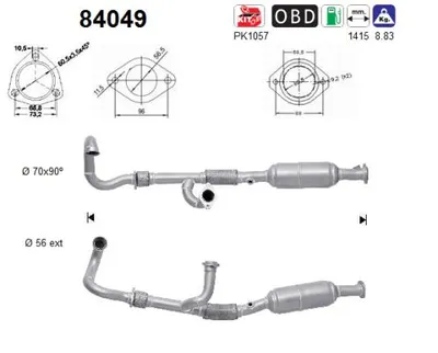 Catalyseur Saab 9-5 · Saab 9-5 Estate