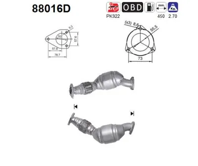 Catalyseur Skoda SUPERB I