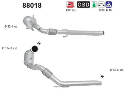 Catalyseur Seat LEON ST · Audi A3 · Audi A3 Sportback
