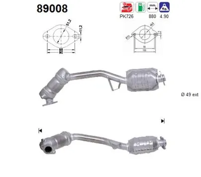 Catalyseur Subaru FORESTER