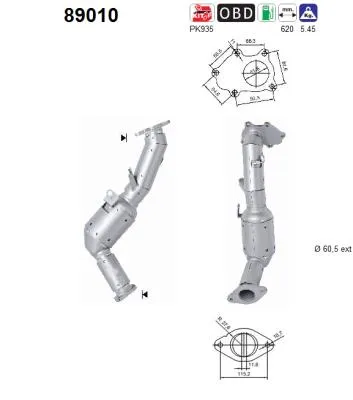 Catalyseur Subaru IMPREZA Saloon · Subaru IMPREZA Estate · Subaru FORESTER