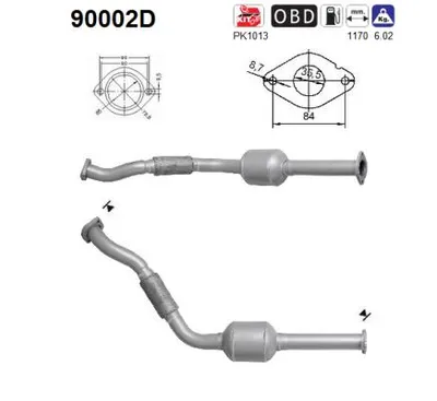 Catalyseur Ssangyong RODIUS I
