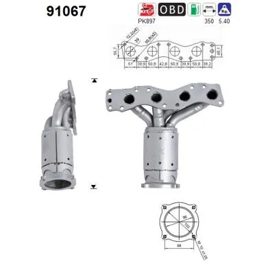 Catalyseur Suzuki SWIFT III